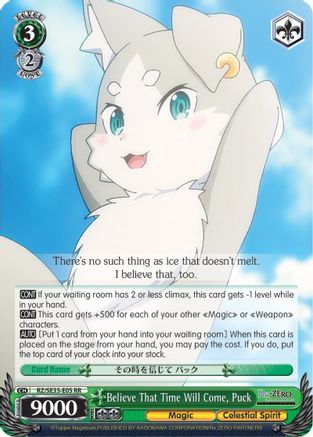 Believe That Time Will Come, Puck (Parallel Foil) (RZ/SE35-E05 RR) - Re:ZERO: The Frozen Bond