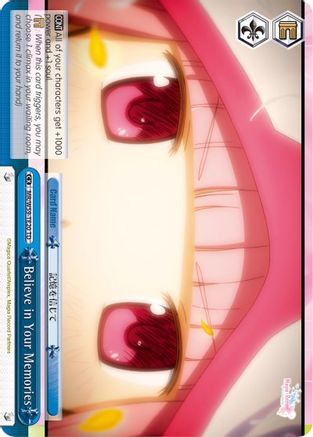 Believe in Your Memories (MR/W59-TE20 TD) - Magia Record: Puella Magi Madoka Magica [Side Story] (Mobile)