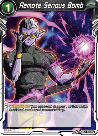 Remote Serious Bomb (Reprint) (DB1-086) - Battle Evolution Booster
