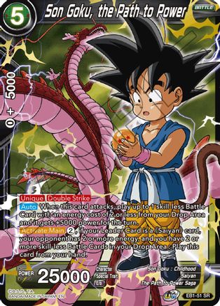 Son Goku, the Path to Power (EB1-51) - Battle Evolution Booster