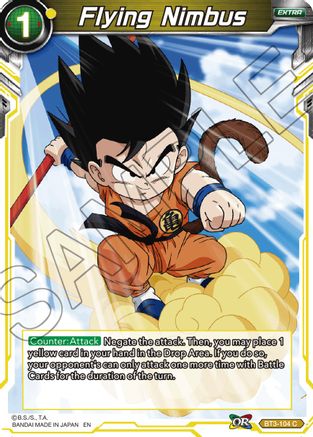 Flying Nimbus (Reprint) (BT3-104) - Battle Evolution Booster