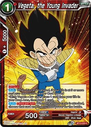 Vegeta, the Young Invader (BT13-023) - Supreme Rivalry