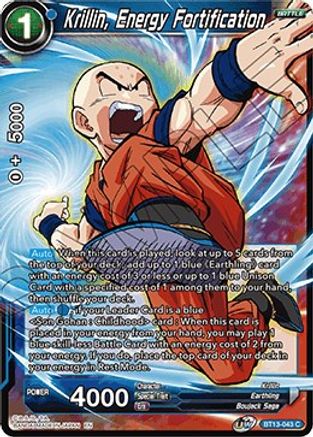 Krillin, Energy Fortification (BT13-043) - Supreme Rivalry