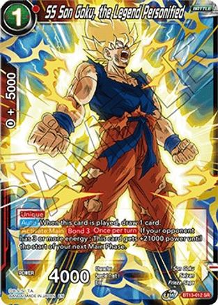 SS Son Goku, the Legend Personified (BT13-012) - Supreme Rivalry