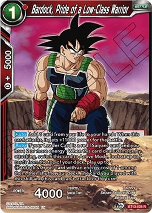 Bardock, Pride of a Low-Class Warrior (BT13-005) - Supreme Rivalry
