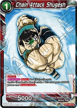 Chain Attack Shugesh (BT13-008) - Supreme Rivalry Foil