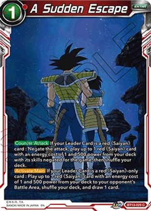 A Sudden Escape (BT13-029) - Supreme Rivalry