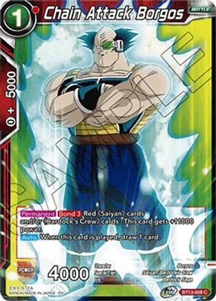 Chain Attack Borgos (BT13-009) - Supreme Rivalry Foil