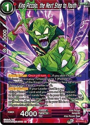 King Piccolo, the Next Step to Youth (BT13-011) - Supreme Rivalry