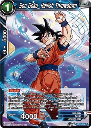 Son Goku, Hellish Throwdown (BT13-056) - Supreme Rivalry Foil