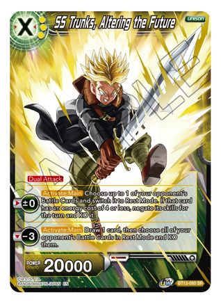 SS Trunks, Altering the Future (BT13-093) - Supreme Rivalry