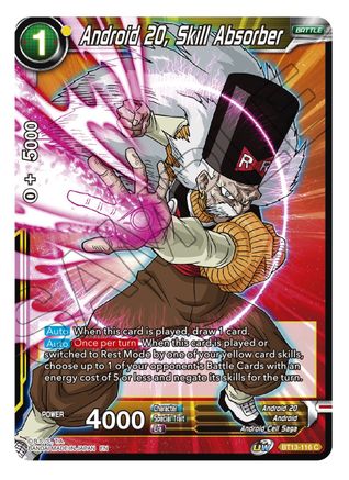 Android 20, Skill Absorber (BT13-116) - Supreme Rivalry