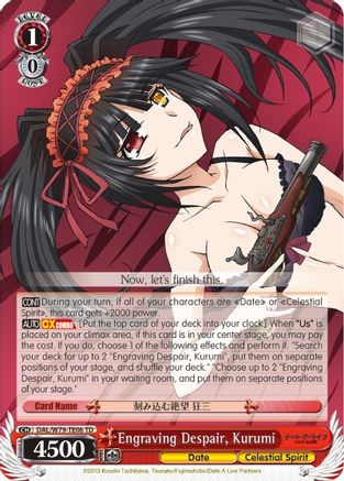 Engraving Despair, Kurumi (DAL/W79-TE06 TD) - Date A Live