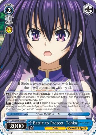 Battle to Protect, Tohka (DAL/W79-E089 U) - Date A Live