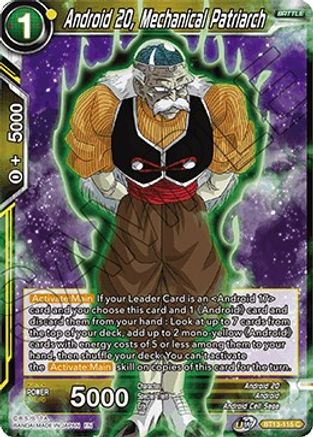 Android 20, Mechanical Patriarch (BT13-115) - Supreme Rivalry