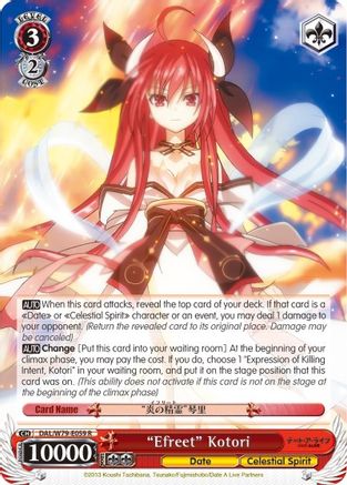 "Efreet" Kotori (DAL/W79-E059 R) - Date A Live