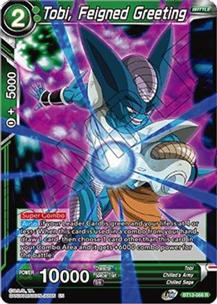 Tobi, Feigned Greeting (BT13-068) - Supreme Rivalry Foil