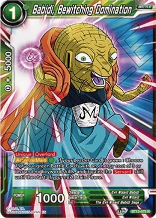 Babidi, Bewitching Domination (BT13-075) - Supreme Rivalry