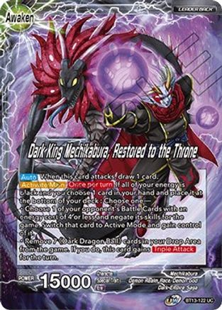Mechikabura // Dark King Mechikabura, Restored to the Throne (BT13-122) - Supreme Rivalry