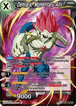 Demigra, Momentary Ally (BT13-123) - Supreme Rivalry