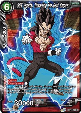 SS4 Vegeta, Thwarting the Dark Empire (BT13-130) - Supreme Rivalry