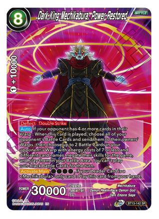 Dark King Mechikabura, Power Restored (BT13-142) - Supreme Rivalry