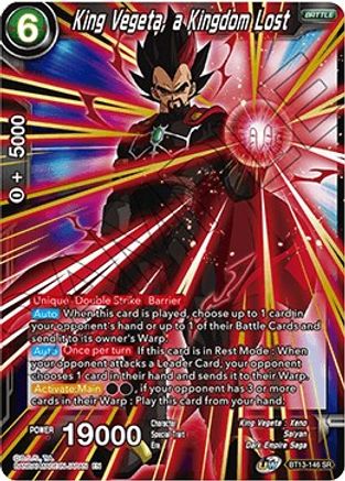 King Vegeta, a Kingdom Lost (BT13-146) - Supreme Rivalry