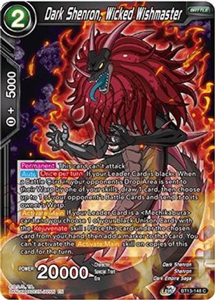 Dark Shenron, Wicked Wishmaster (BT13-148) - Supreme Rivalry Foil