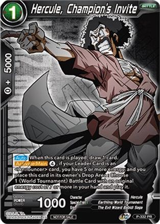 Hercule, Champion's Invite (Championship Pack 2021 Vol.1) (P-332) - Promotion Cards