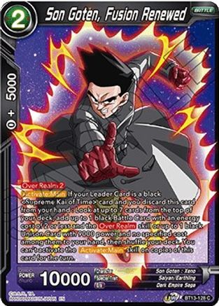 Son Goten, Fusion Renewed (BT13-128) - Supreme Rivalry Foil