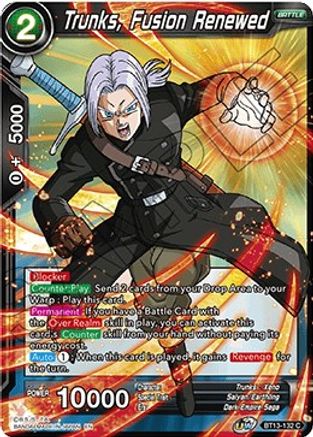 Trunks, Fusion Renewed (BT13-132) - Supreme Rivalry