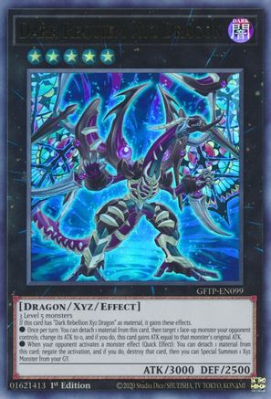 Dark Requiem Xyz Dragon (GFTP-EN099) - Ghosts From the Past 1st Edition