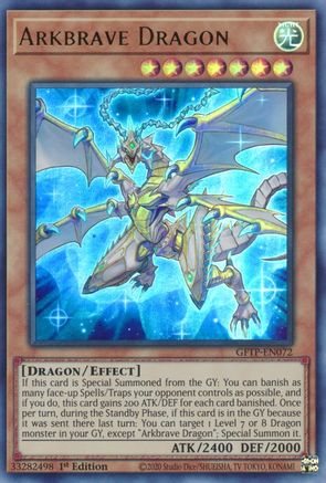 Arkbrave Dragon (GFTP-EN072) - Ghosts From the Past 1st Edition