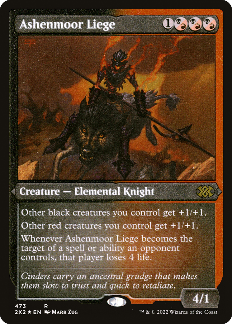 Ashenmoor Liege (2X2-473) - Double Masters 2022 Foil