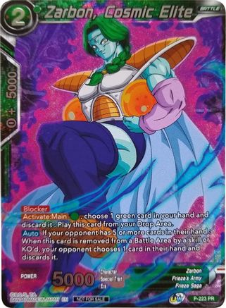Zarbon, Cosmic Elite (Player's Choice) (P-223) - Promotion Cards