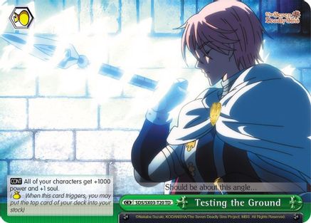 Testing the Ground (SDS/SX03-T20 TD) - The Seven Deadly Sins