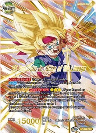 Son Goku Jr. // SS Son Goku Jr., Scion of the Lineage (Gold Stamped) (P-290) - Promotion Cards
