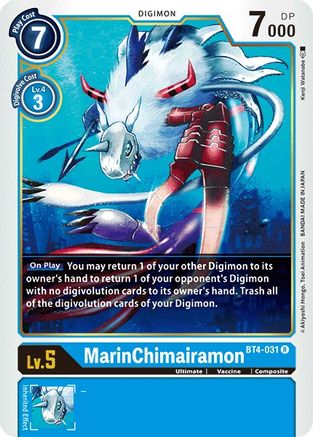 MarinChimairamon (BT4-031) - Great Legend