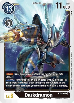Darkdramon (BT4-074) - Great Legend