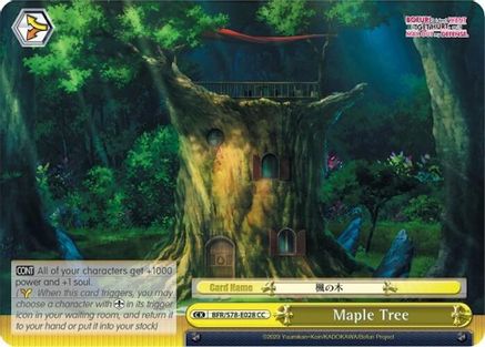 Maple Tree (BFR/S78-E028 CC) - BOFURI: I Don't Want to Get Hurt, so I'll Max Out My Defense