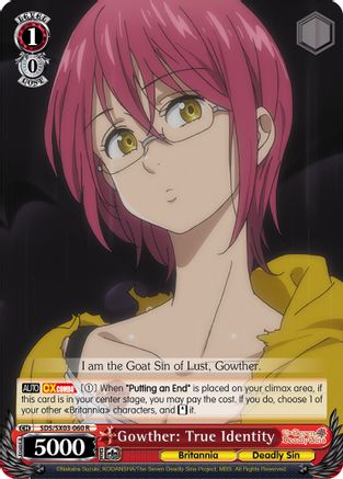Gowther: True Identity (SDS/SX03-060 R) - The Seven Deadly Sins