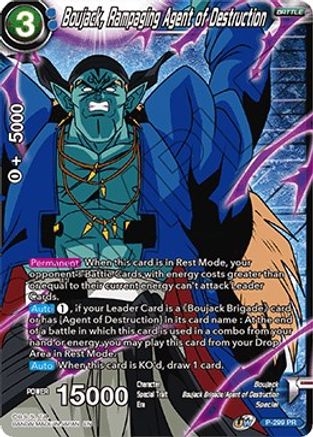 Boujack, Rampaging Agent of Destruction (Winner Stamped) (P-299) - Tournament Promotion Cards