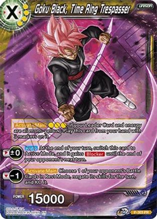 SS Rose Goku Black, Time Ring Trespasser (P-303) - Promotion Cards