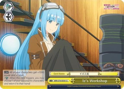Iz's Workshop (BFR/S78-E030 CC) - BOFURI: I Don't Want to Get Hurt, so I'll Max Out My Defense