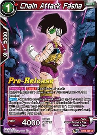 Chain Attack Fasha (BT13-007) - Supreme Rivalry PreRelease Cards