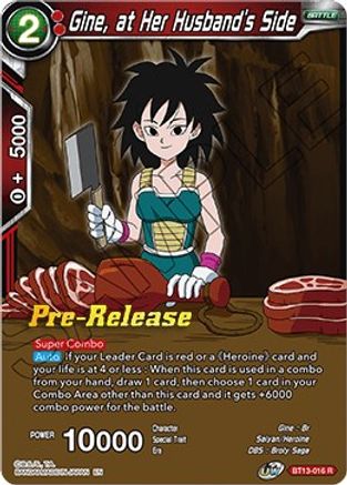 Gine, at Her Husband's Side (BT13-016) - Supreme Rivalry PreRelease Cards