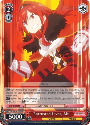 Entrusted Lives, Mii (BFR/S78-E069 U) - BOFURI: I Don't Want to Get Hurt, so I'll Max Out My Defense