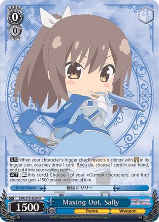 Maxing Out, Sally (BFR/S78-E084 R) - BOFURI: I Don't Want to Get Hurt, so I'll Max Out My Defense