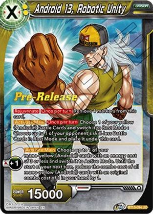 Android 13, Robotic Unity (BT13-094) - Supreme Rivalry PreRelease Cards