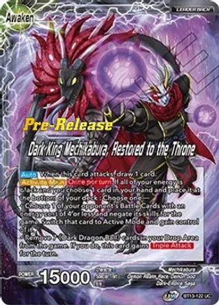 Mechikabura // Dark King Mechikabura, Restored to the Throne (BT13-122) - Supreme Rivalry PreRelease Cards